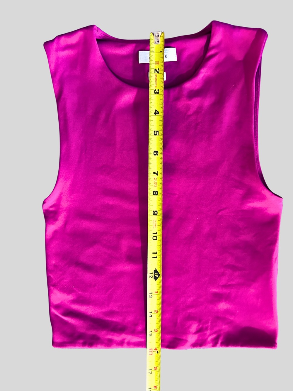 Aritzia Babaton Contour Scoop Neck Top - Bright Magenta - Picture 3 of 3